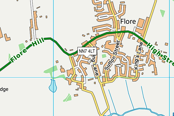 NN7 4LT map - OS VectorMap District (Ordnance Survey)