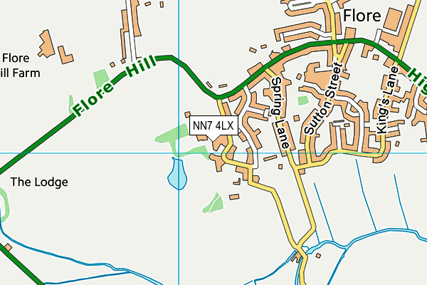 NN7 4LX map - OS VectorMap District (Ordnance Survey)