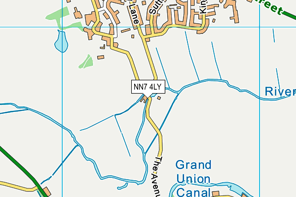 NN7 4LY map - OS VectorMap District (Ordnance Survey)