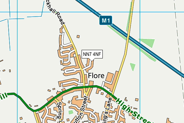 NN7 4NF map - OS VectorMap District (Ordnance Survey)