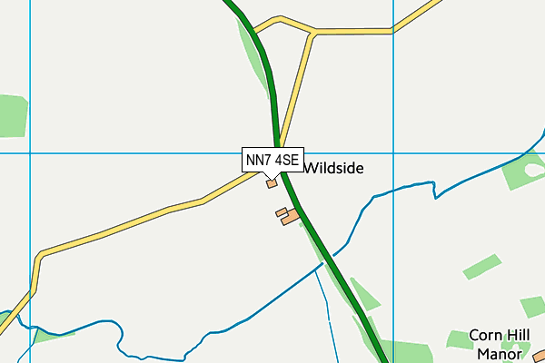 NN7 4SE map - OS VectorMap District (Ordnance Survey)