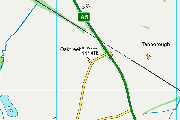 NN7 4TE map - OS VectorMap District (Ordnance Survey)