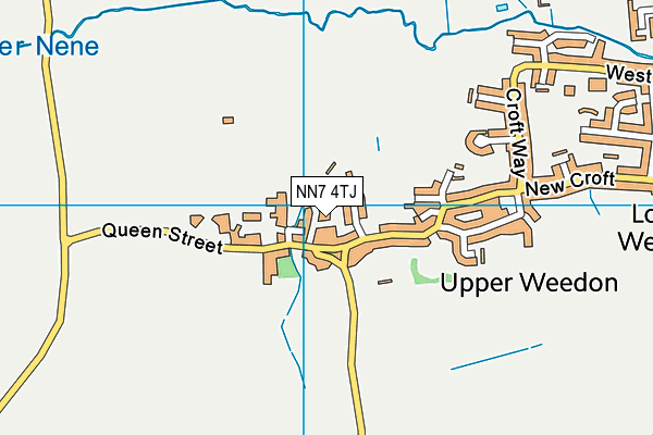 NN7 4TJ map - OS VectorMap District (Ordnance Survey)