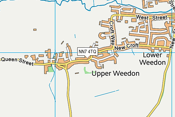 NN7 4TQ map - OS VectorMap District (Ordnance Survey)