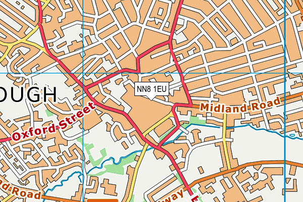 NN8 1EU map - OS VectorMap District (Ordnance Survey)