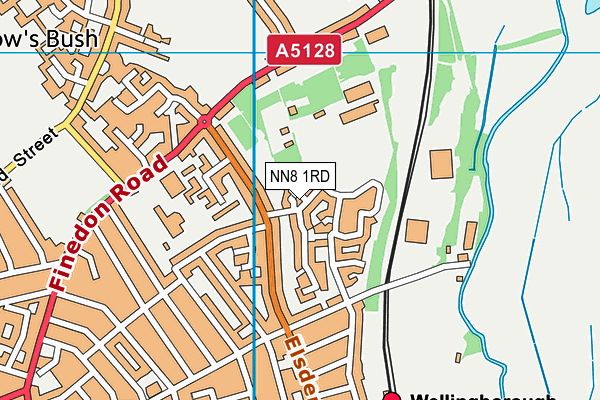 NN8 1RD map - OS VectorMap District (Ordnance Survey)