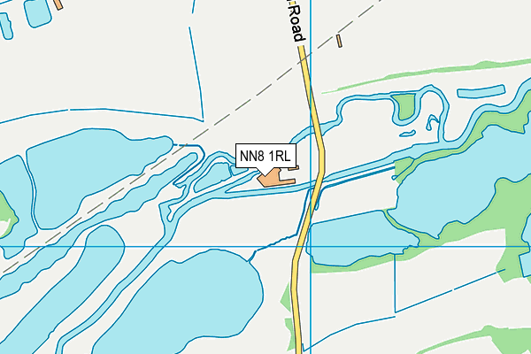 NN8 1RL map - OS VectorMap District (Ordnance Survey)