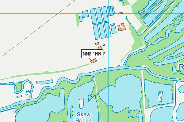 NN8 1RR map - OS VectorMap District (Ordnance Survey)
