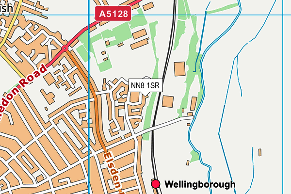 NN8 1SR map - OS VectorMap District (Ordnance Survey)