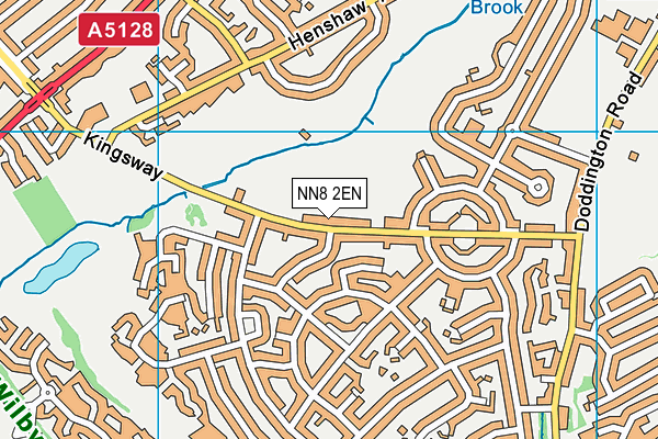 NN8 2EN map - OS VectorMap District (Ordnance Survey)