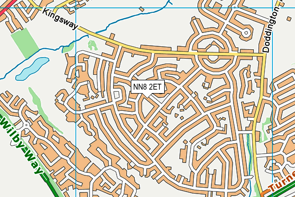 NN8 2ET map - OS VectorMap District (Ordnance Survey)
