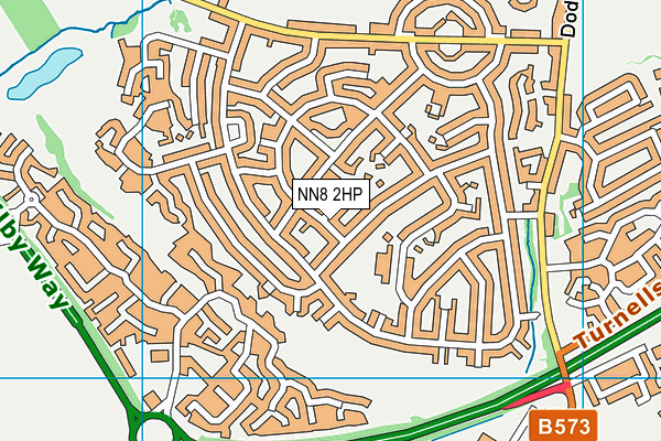 NN8 2HP map - OS VectorMap District (Ordnance Survey)