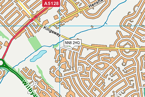 NN8 2HQ map - OS VectorMap District (Ordnance Survey)