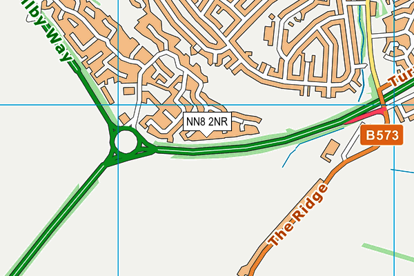 NN8 2NR map - OS VectorMap District (Ordnance Survey)