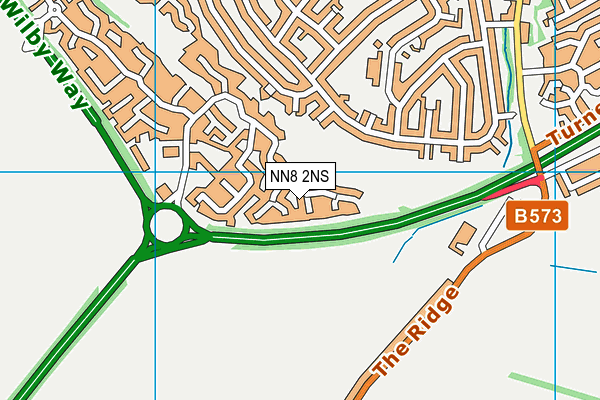 NN8 2NS map - OS VectorMap District (Ordnance Survey)