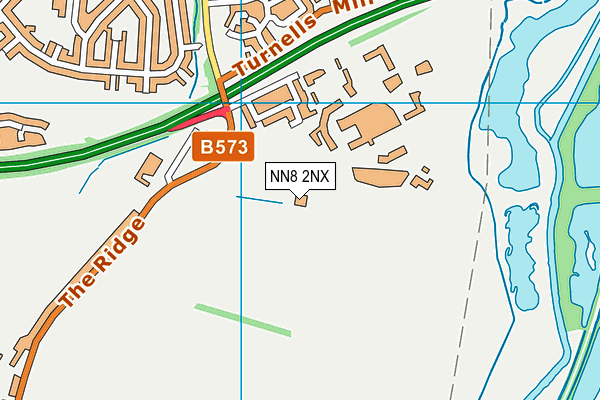 NN8 2NX map - OS VectorMap District (Ordnance Survey)