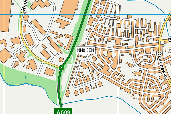 NN8 3EN map - OS VectorMap District (Ordnance Survey)
