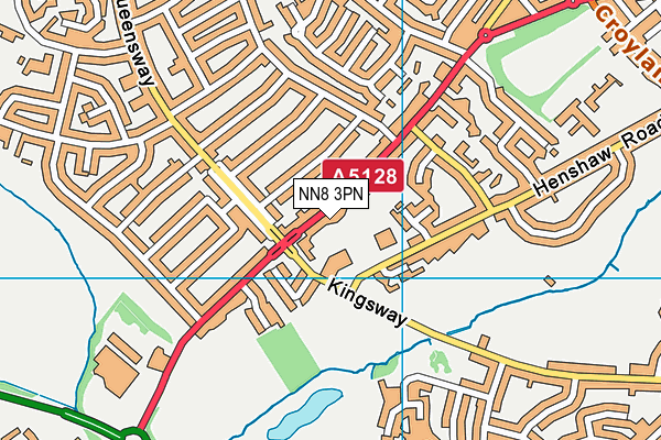 NN8 3PN map - OS VectorMap District (Ordnance Survey)
