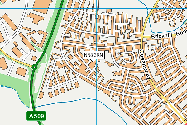 NN8 3RN map - OS VectorMap District (Ordnance Survey)