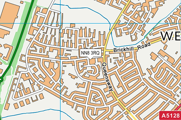 NN8 3RQ map - OS VectorMap District (Ordnance Survey)