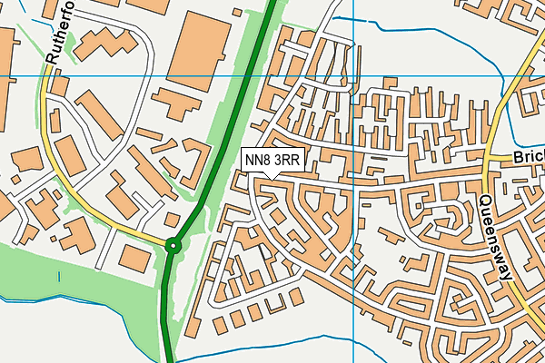 NN8 3RR map - OS VectorMap District (Ordnance Survey)