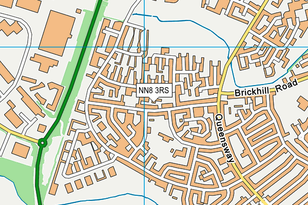 NN8 3RS map - OS VectorMap District (Ordnance Survey)