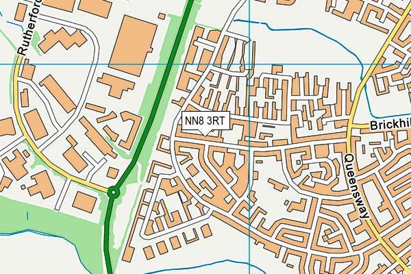 NN8 3RT map - OS VectorMap District (Ordnance Survey)