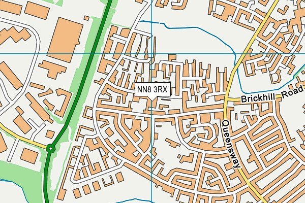 NN8 3RX map - OS VectorMap District (Ordnance Survey)