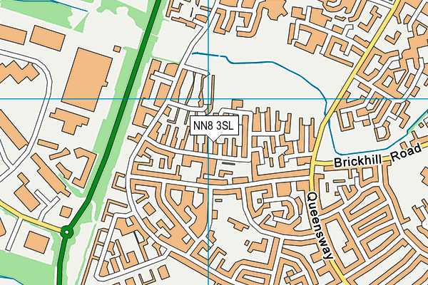 NN8 3SL map - OS VectorMap District (Ordnance Survey)