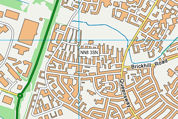 NN8 3SN map - OS VectorMap District (Ordnance Survey)