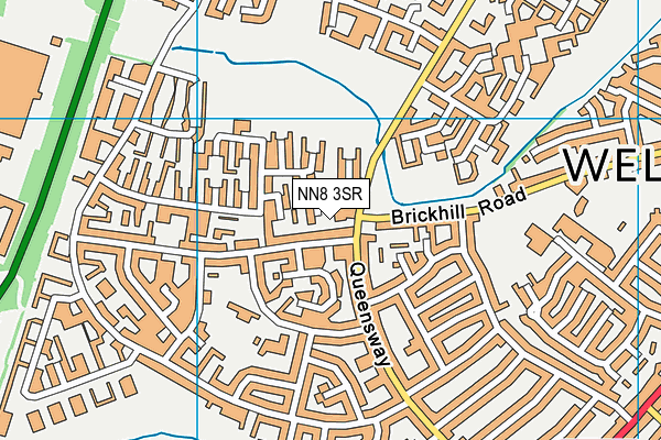 NN8 3SR map - OS VectorMap District (Ordnance Survey)