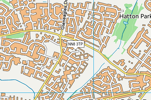 NN8 3TP map - OS VectorMap District (Ordnance Survey)