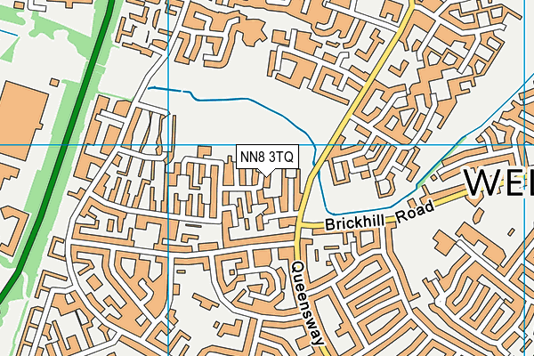 NN8 3TQ map - OS VectorMap District (Ordnance Survey)