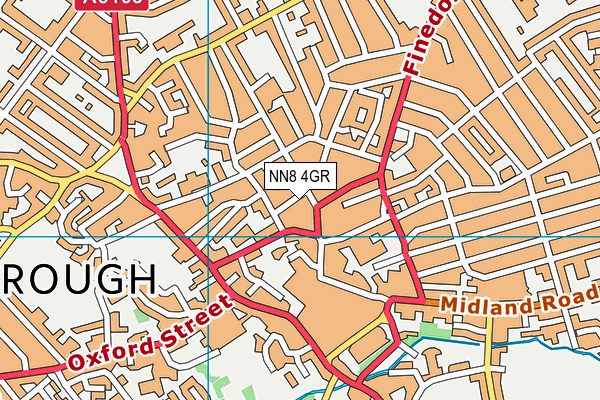 NN8 4GR map - OS VectorMap District (Ordnance Survey)