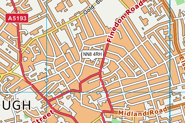 NN8 4RH map - OS VectorMap District (Ordnance Survey)