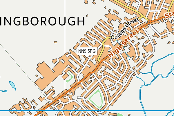 NN9 5FG map - OS VectorMap District (Ordnance Survey)