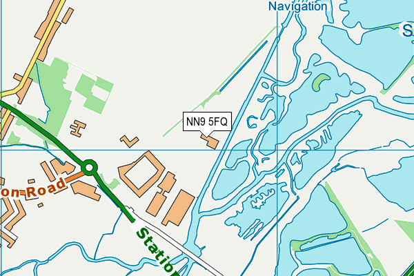 NN9 5FQ map - OS VectorMap District (Ordnance Survey)