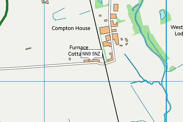 NN9 5NZ map - OS VectorMap District (Ordnance Survey)