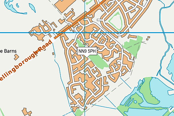 NN9 5PH map - OS VectorMap District (Ordnance Survey)