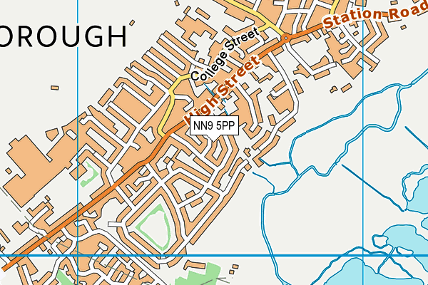 NN9 5PP map - OS VectorMap District (Ordnance Survey)