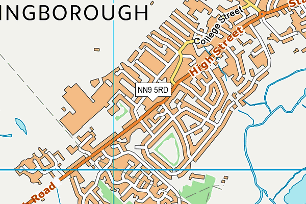 NN9 5RD map - OS VectorMap District (Ordnance Survey)