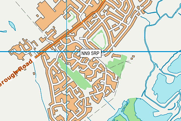 NN9 5RP map - OS VectorMap District (Ordnance Survey)
