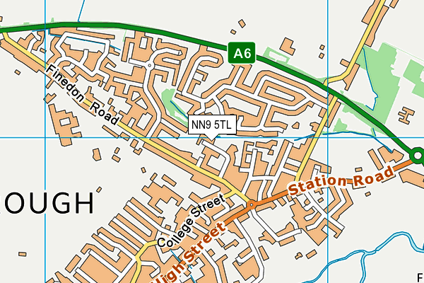 NN9 5TL map - OS VectorMap District (Ordnance Survey)