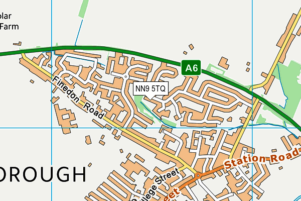 NN9 5TQ map - OS VectorMap District (Ordnance Survey)
