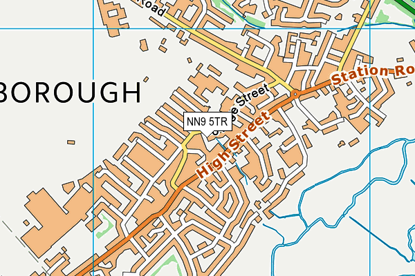 NN9 5TR map - OS VectorMap District (Ordnance Survey)