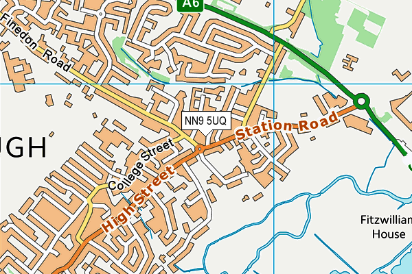 NN9 5UQ map - OS VectorMap District (Ordnance Survey)