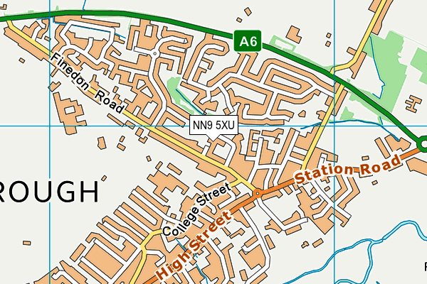 NN9 5XU map - OS VectorMap District (Ordnance Survey)