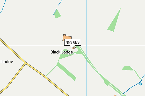 NN9 6BS map - OS VectorMap District (Ordnance Survey)