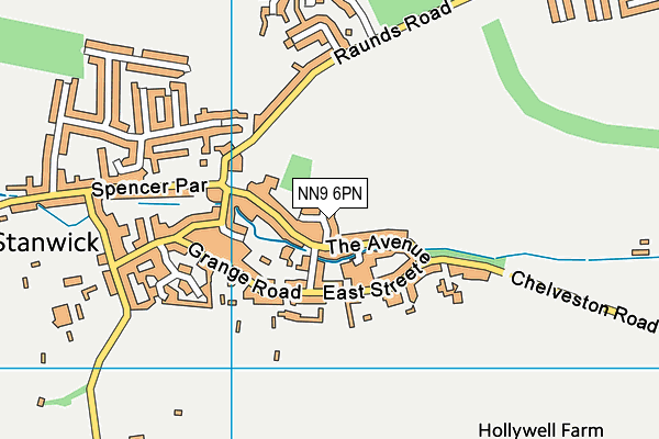 NN9 6PN map - OS VectorMap District (Ordnance Survey)