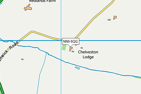 NN9 6QG map - OS VectorMap District (Ordnance Survey)